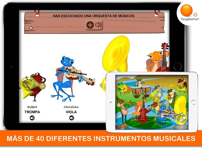 Juegos-de-musica-orquesta-The-Froggy-Bands