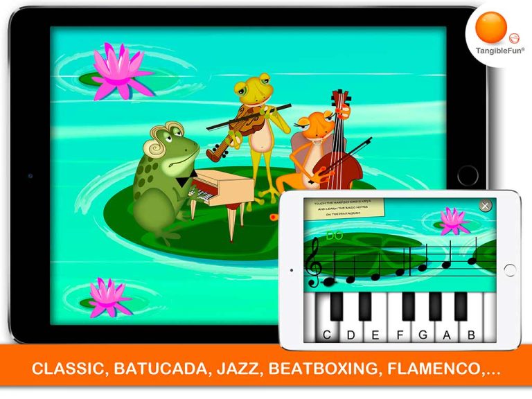 Juegos-de-musica-piano-The-Froggy-Bands