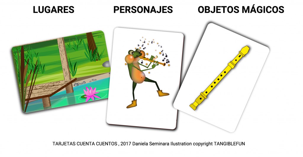 contar cuentos con tarjetas 