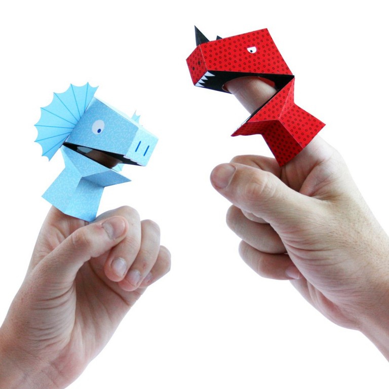 cuentos interactivos_dragones sant jordi cuentos interactivos_finger puppet